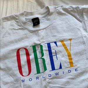 Obey white shirt